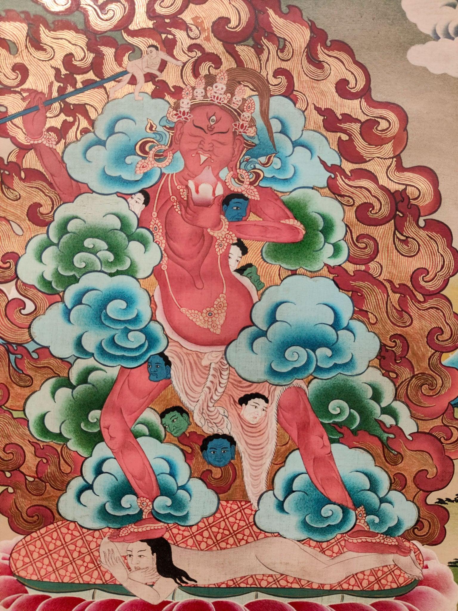 Akajati Tibetan Thangka art