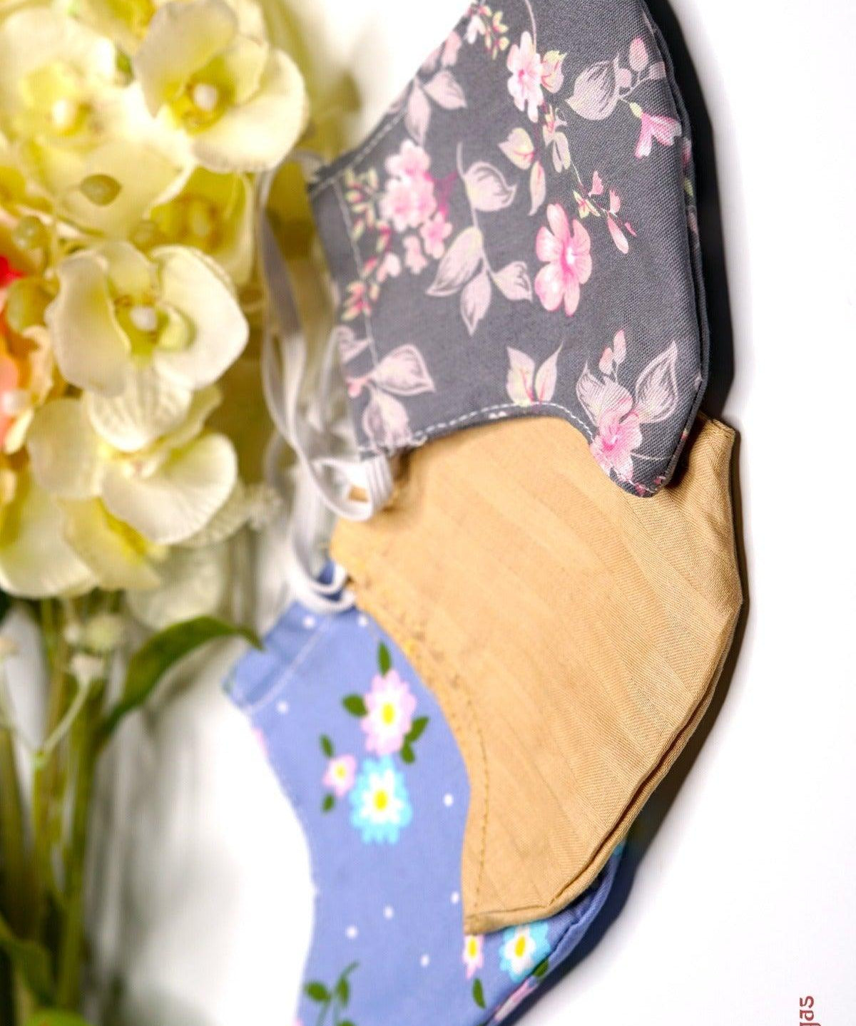 3 set Cotton Face mask for style and Quality