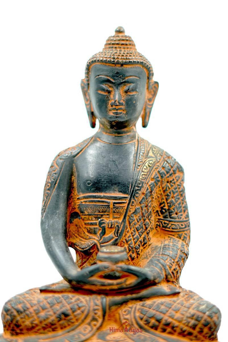Antique Amitabha Buddha Statue - Himalayas Shop