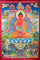 Amitabha Buddha Thangka painting on canvas with pancha buddha ( 5 Buddha) Tibetan Art