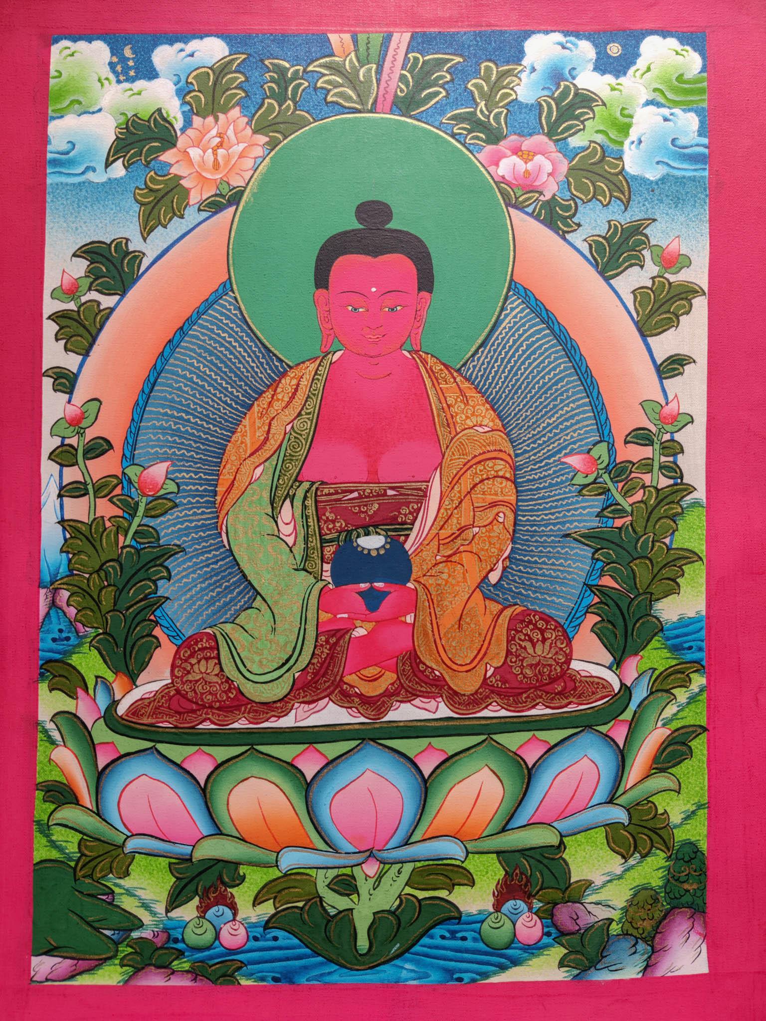 Namo Amitabha Buddha Thangka