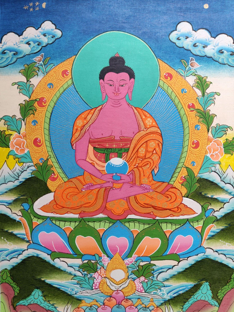 Namo Amitabha  Thangka Painting