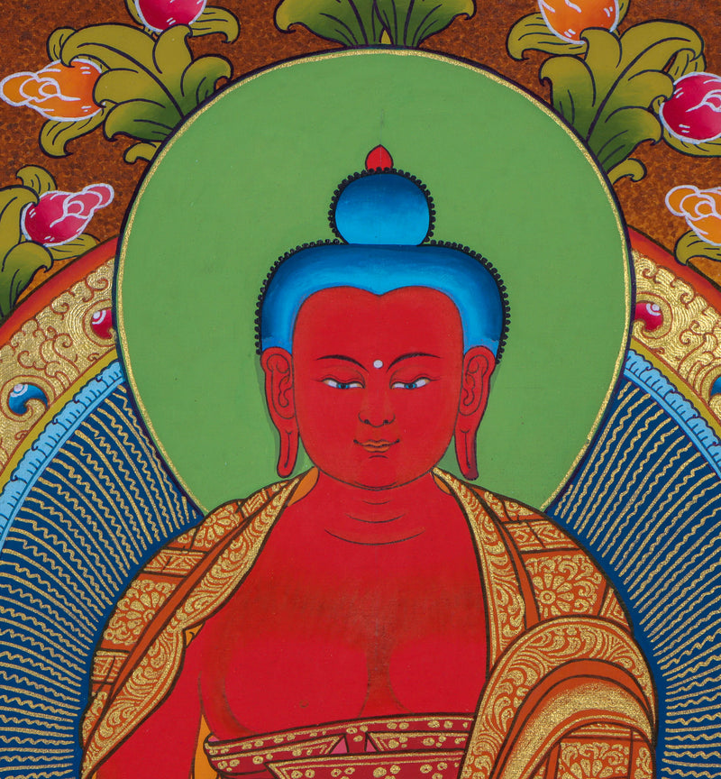 Amitabha Buddha Thangka Painting - Himalayas Shop