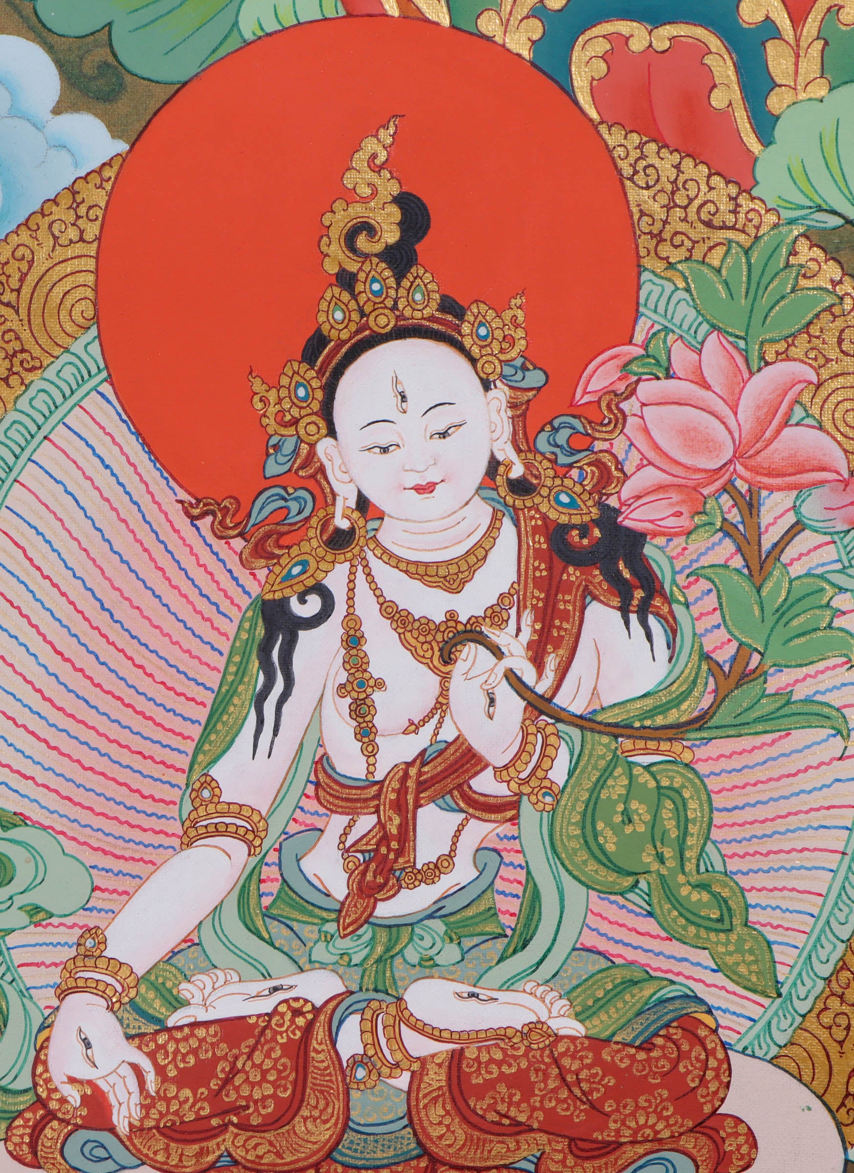 Amitabha Thangka Art - Handpainted Thangka Art