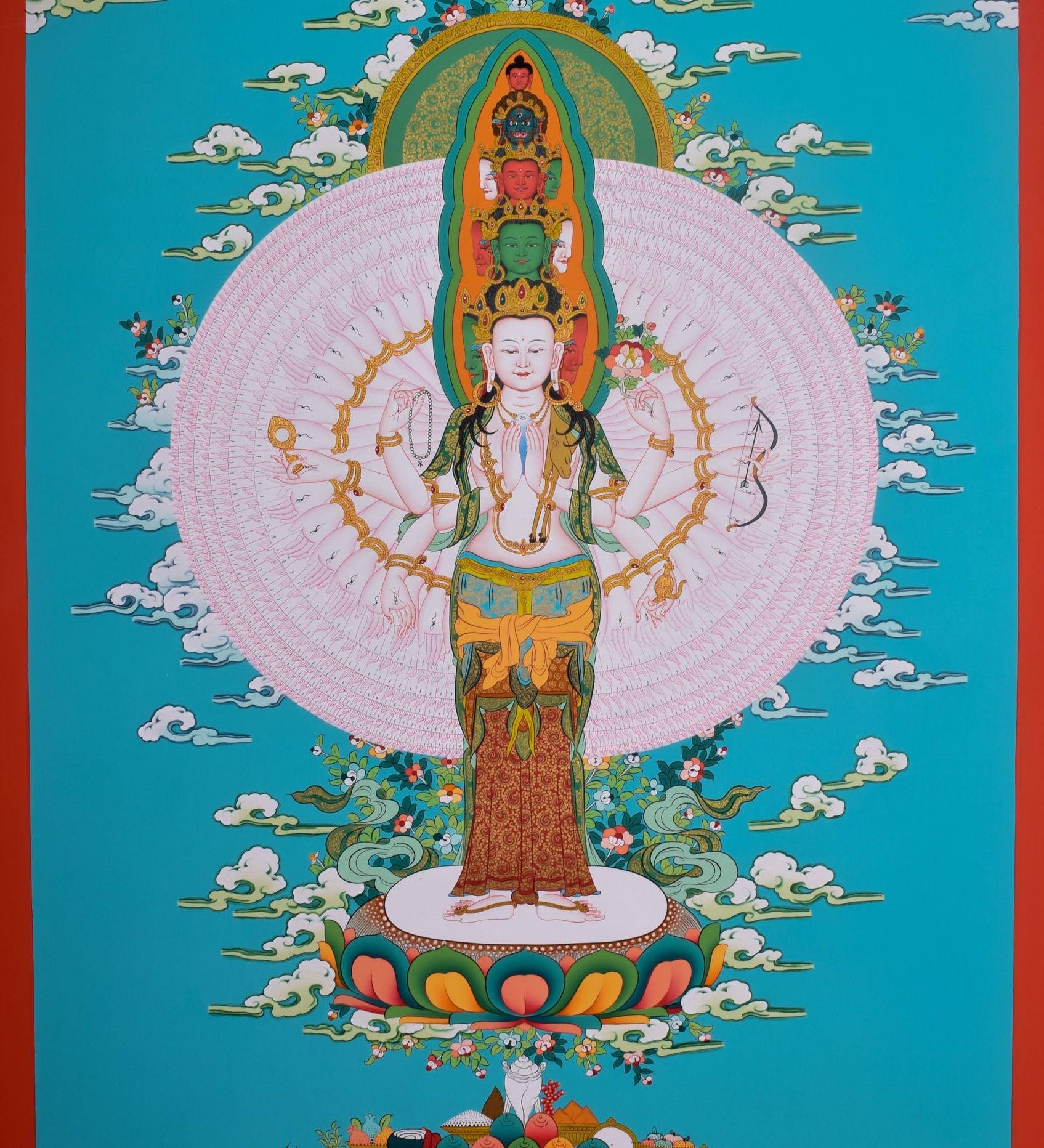 Avalokiteshvara Thangka Painting