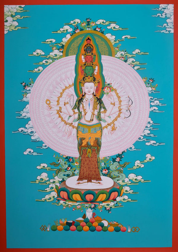 Avalokiteshvara Thangka Painting