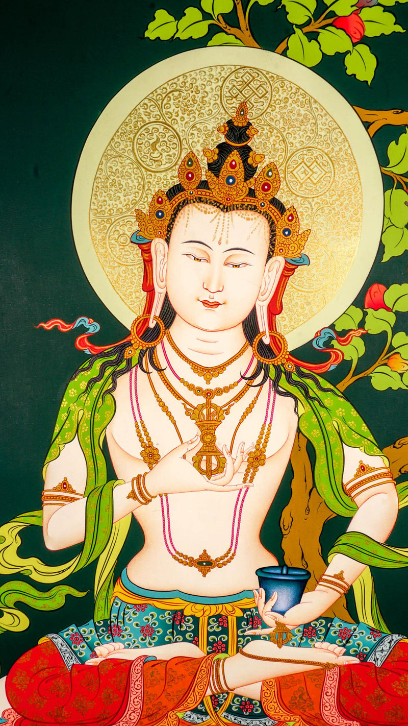 Vajrasattva Thangka front view