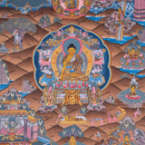 Life of Shakyamuni Buddha Thangka Painting - Himalayas Shop