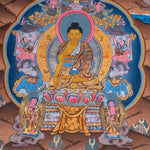 Life of Shakyamuni Buddha Thangka Painting - Himalayas Shop
