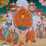 Buddha Life Thangka Painting - Best handpainted thangka painting - HimalayasShop