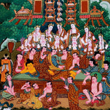 Buddha Life Thangka Painting - Best handpainted thangka painting - HimalayasShop