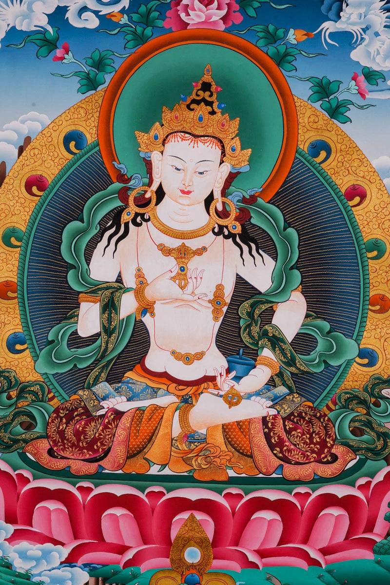 Vajrasattwa Thangka Painting - Himalayas Shop