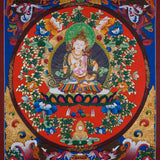 Bajrasattwa Thangka Painting - Best handpainted thangka painting - HimalayasShop