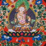 Bajrasattwa Thangka Painting - Himalayas Shop