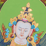 Vajrasattva Thangka Painting - Himalayas Shop