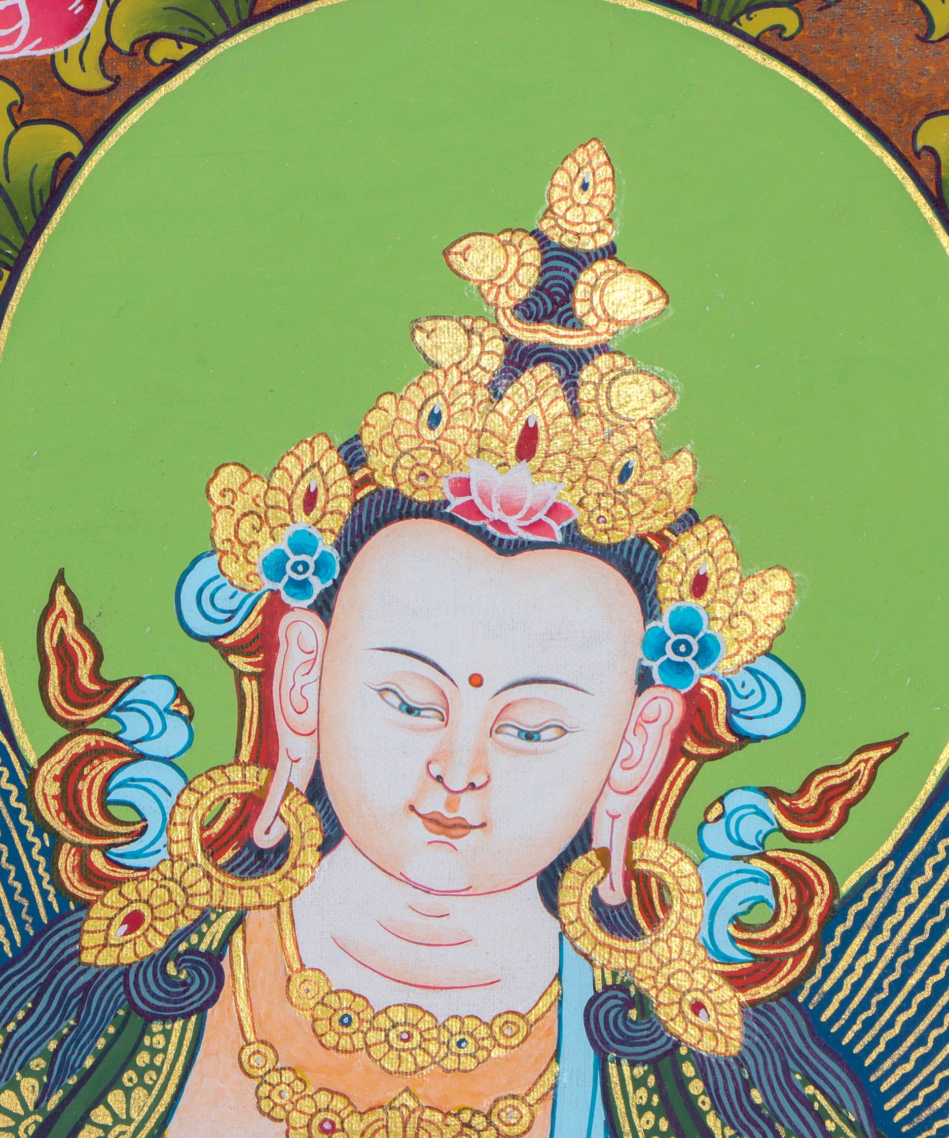 Vajrasattva Thangka Painting - Himalayas Shop