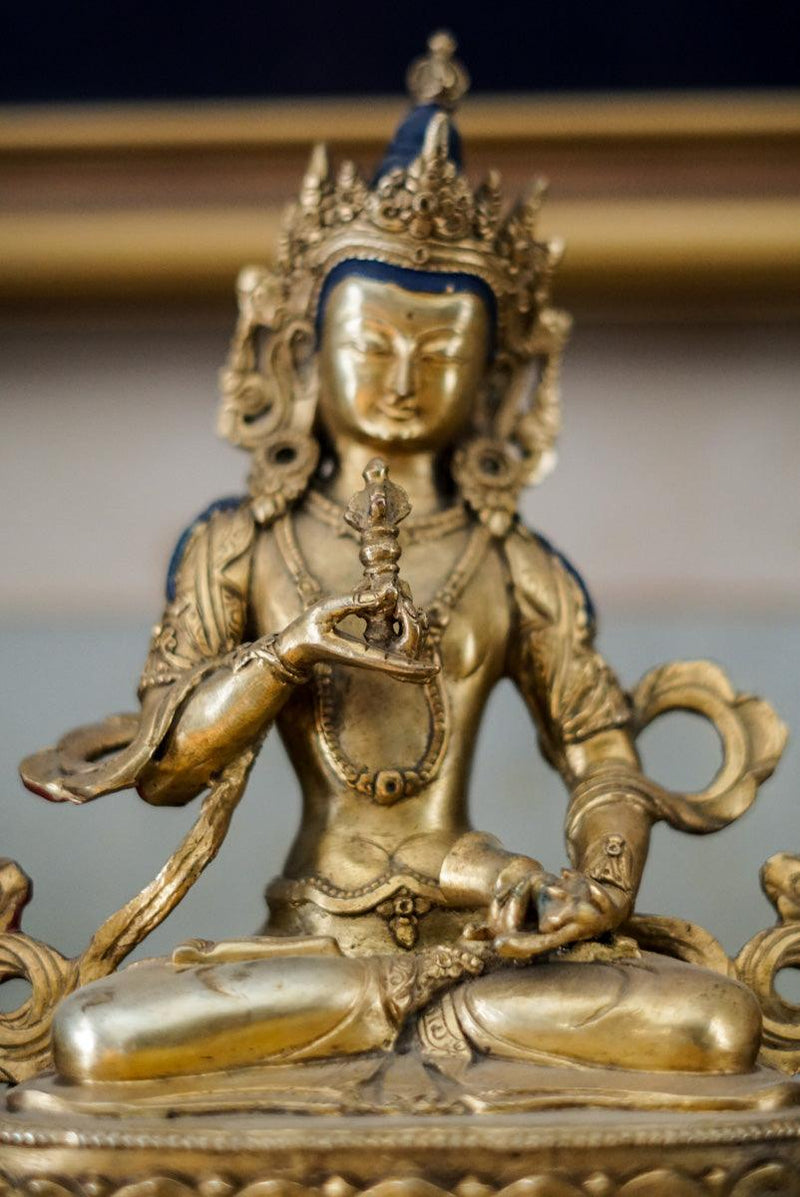 Buy best Golden Vajrasattva Statue for your meditation altar. Statue for positivity. Buy Best Buddha Statue here. Best Buddhist gift or spiritual gifts for your family, friends and loved once. Best gift for decoration