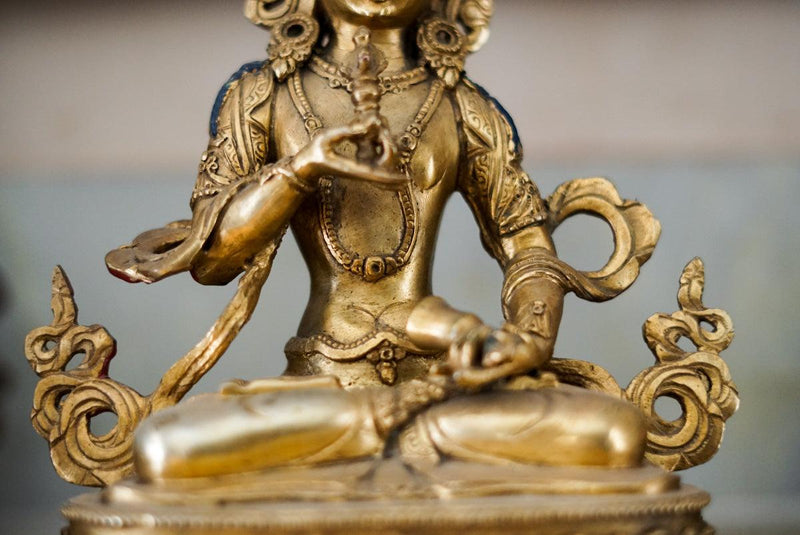 Buy best Golden Bajrasattwa Statue for your meditation altar. Statue for positivity. Buy Best Buddha Statue here. Best Buddhist gift or spiritual gifts for your family, friends and loved once. Best gift for decoration