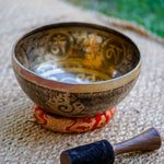 Buddha Singing Bowl for sound healing. A complete set of Singing bowl