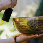 Buddha Singing Bowl for sound healing. A complete set of Singing bowl