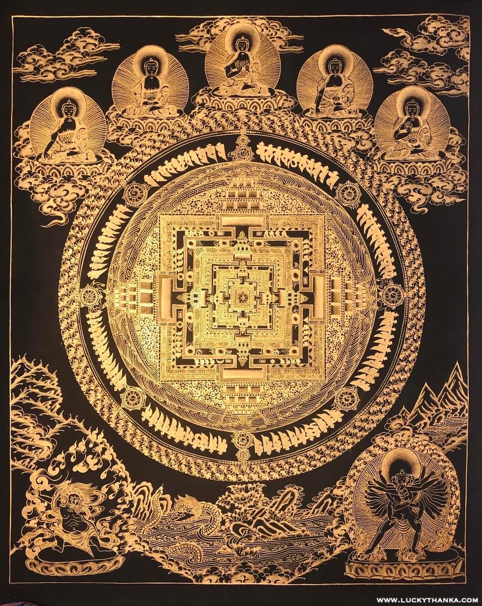 Beautiful Buddha Mandala Thangka - Himalayas Shop