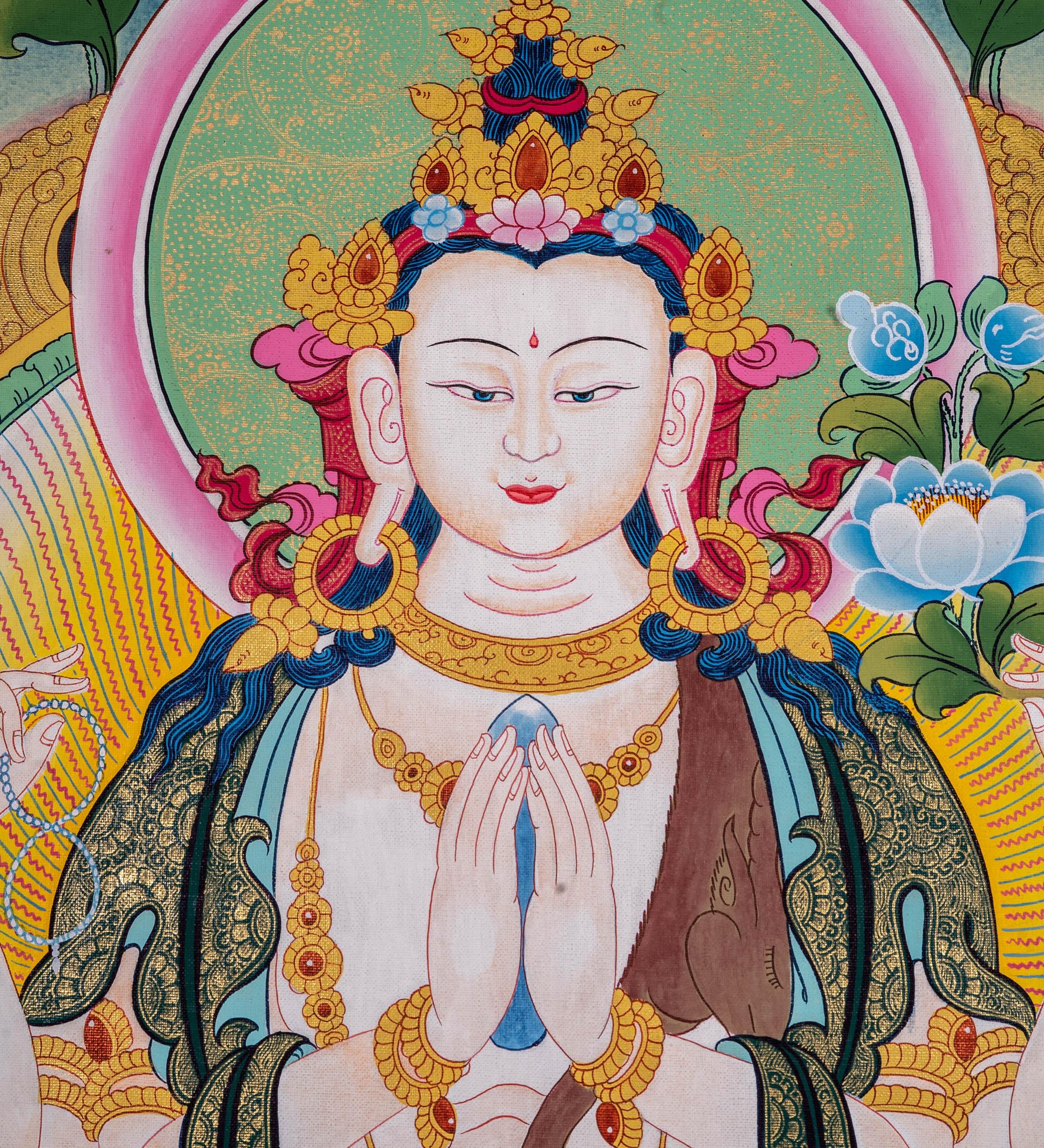 Tibetan Hanging Chenrezig Art - Himalayas Shop
