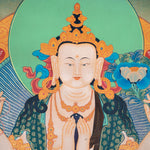 Antique Chengresi Thangka Painting - Himalayas Shop