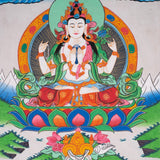 Kuan Yin thangka art - Himalayas Shop