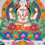 Kuan Yin thangka art - Himalayas Shop