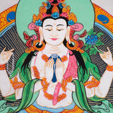 Kuan Yin thangka art - Himalayas Shop