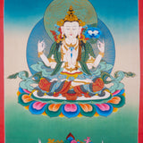 Chengresi Thangka Painting