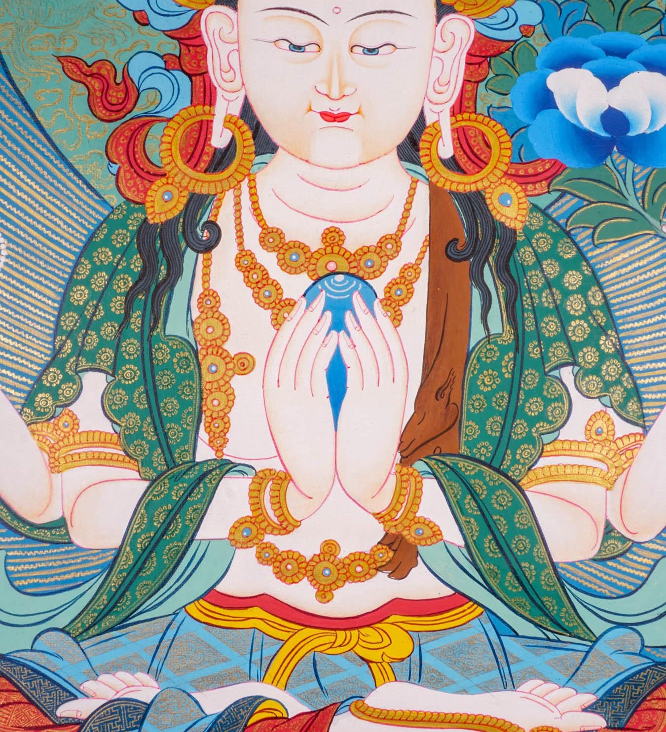 Chengresi Thangka Painting