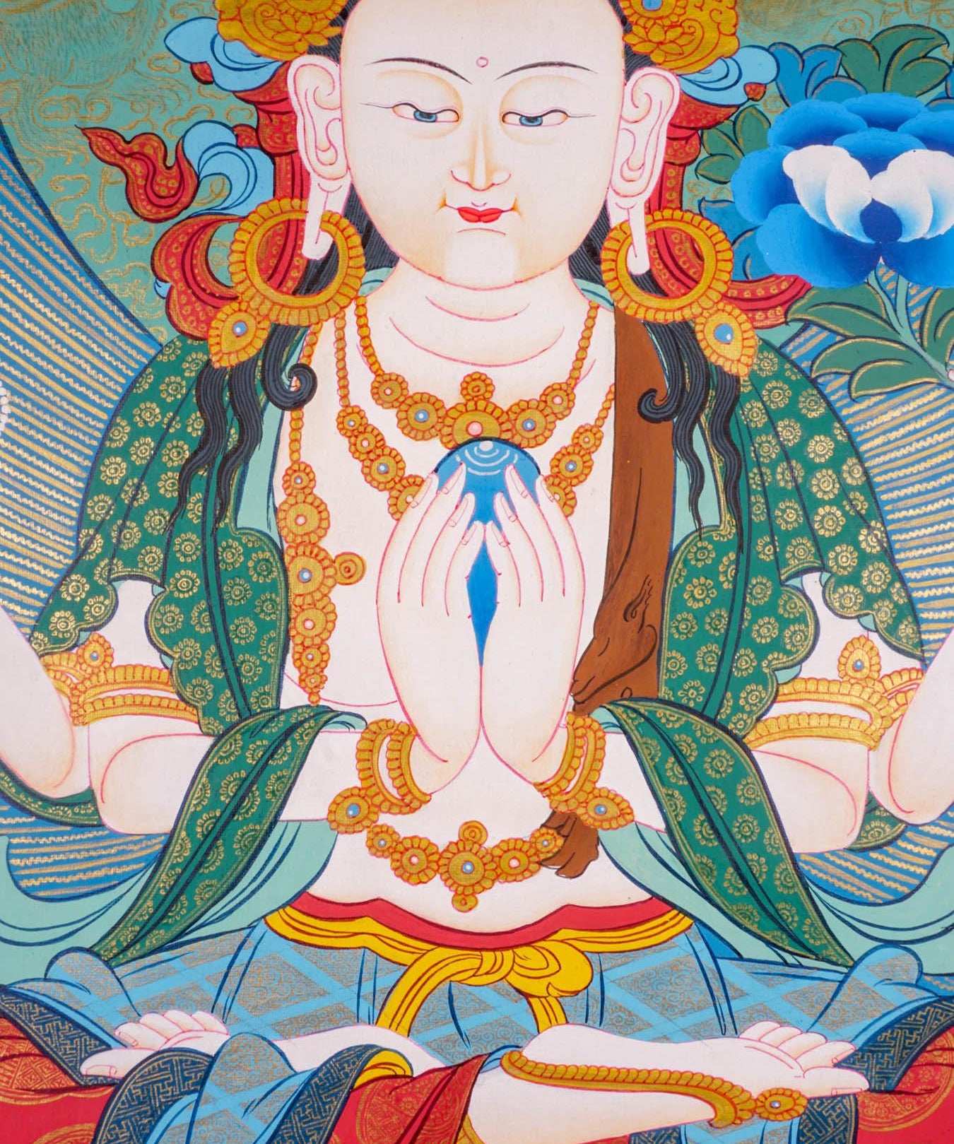 Chengresi Thangka Painting