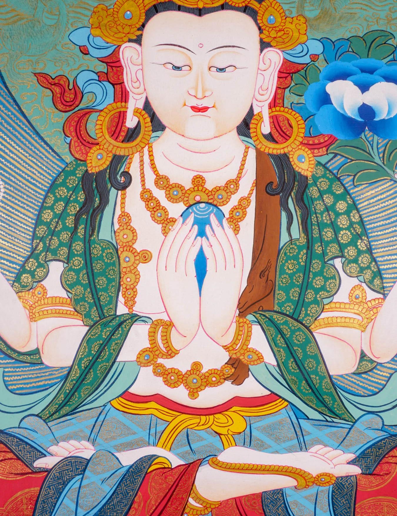 Chengresi Thangka Painting
