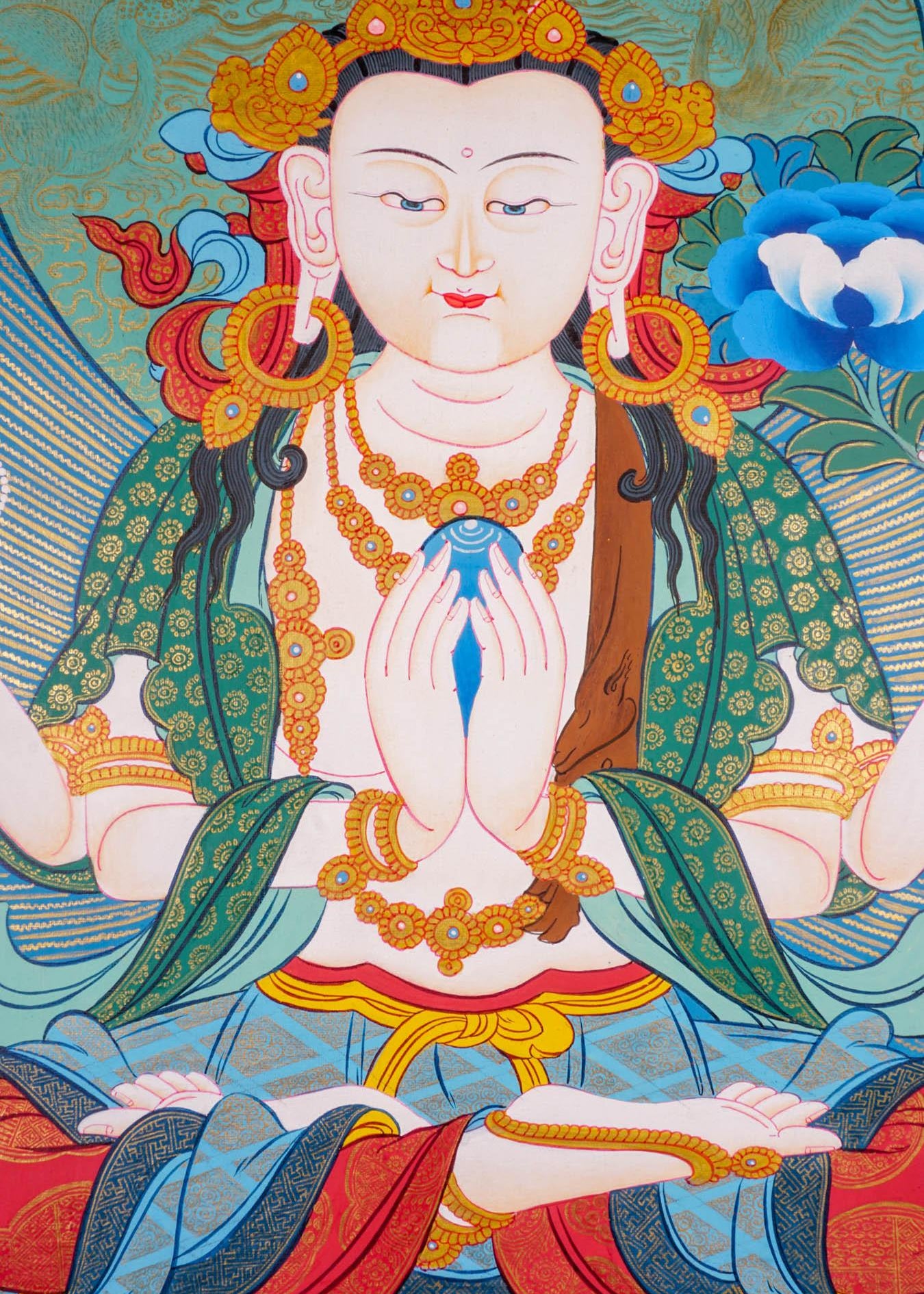 Chengresi Thangka Painting