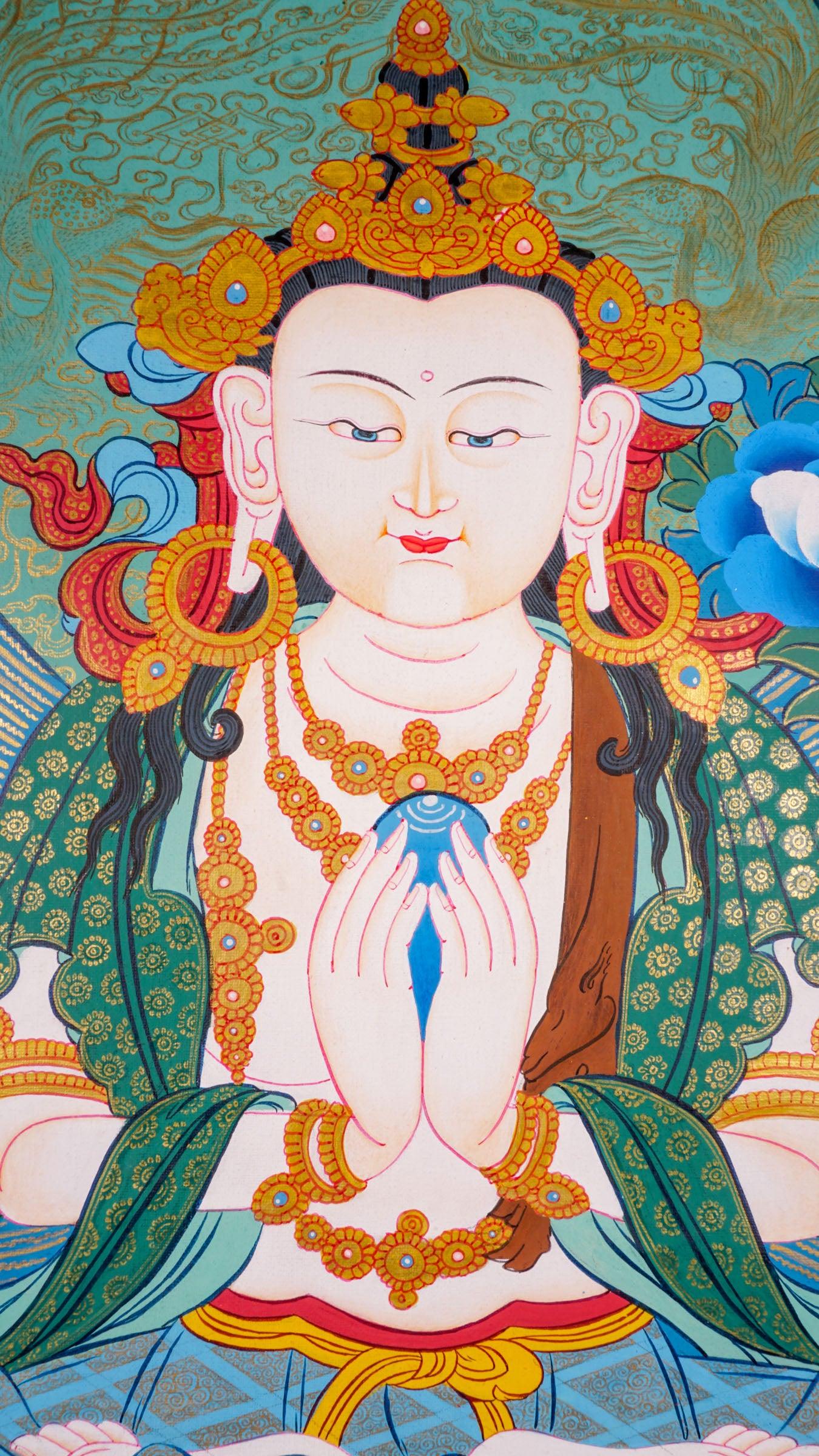 Chengresi Thangka Painting