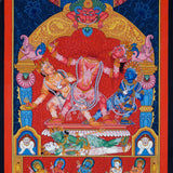 Chinnamasta Thangka Painting - Best handpainted thangka painting - HimalayasShop 