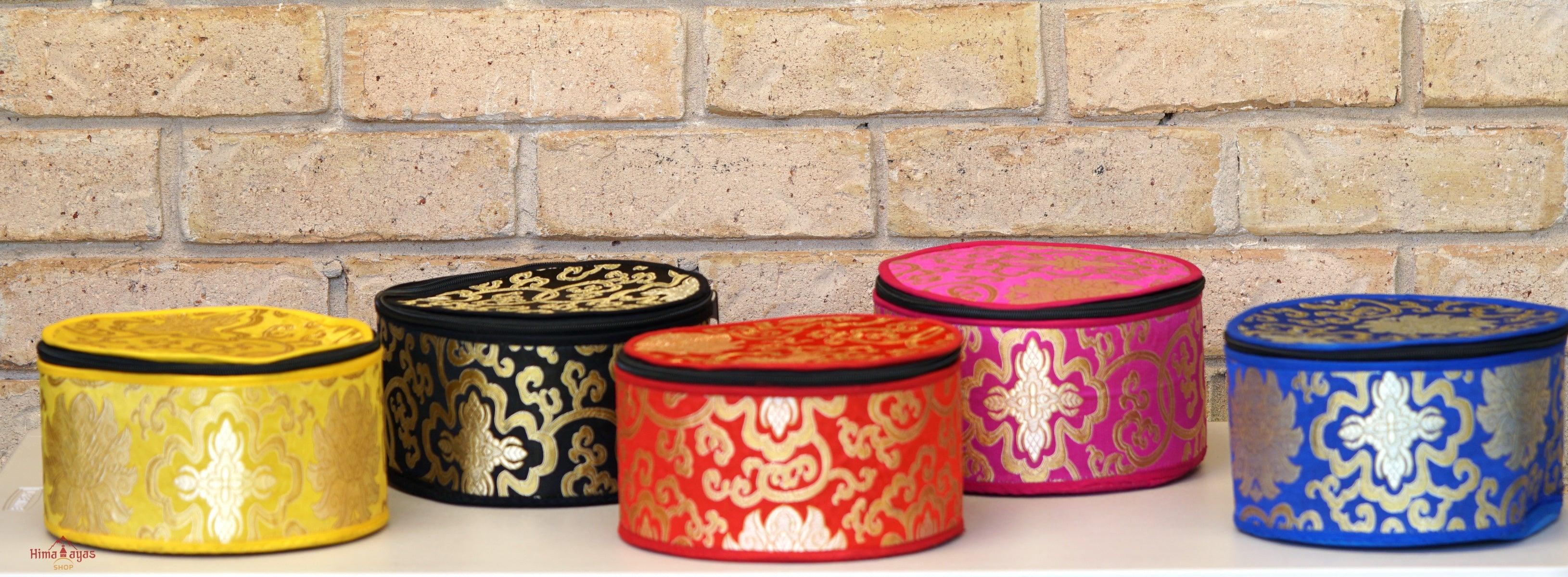Singing Bowl set best deal includes singing bowl storage silk box, ring cushion, wooden striker & suede striker
