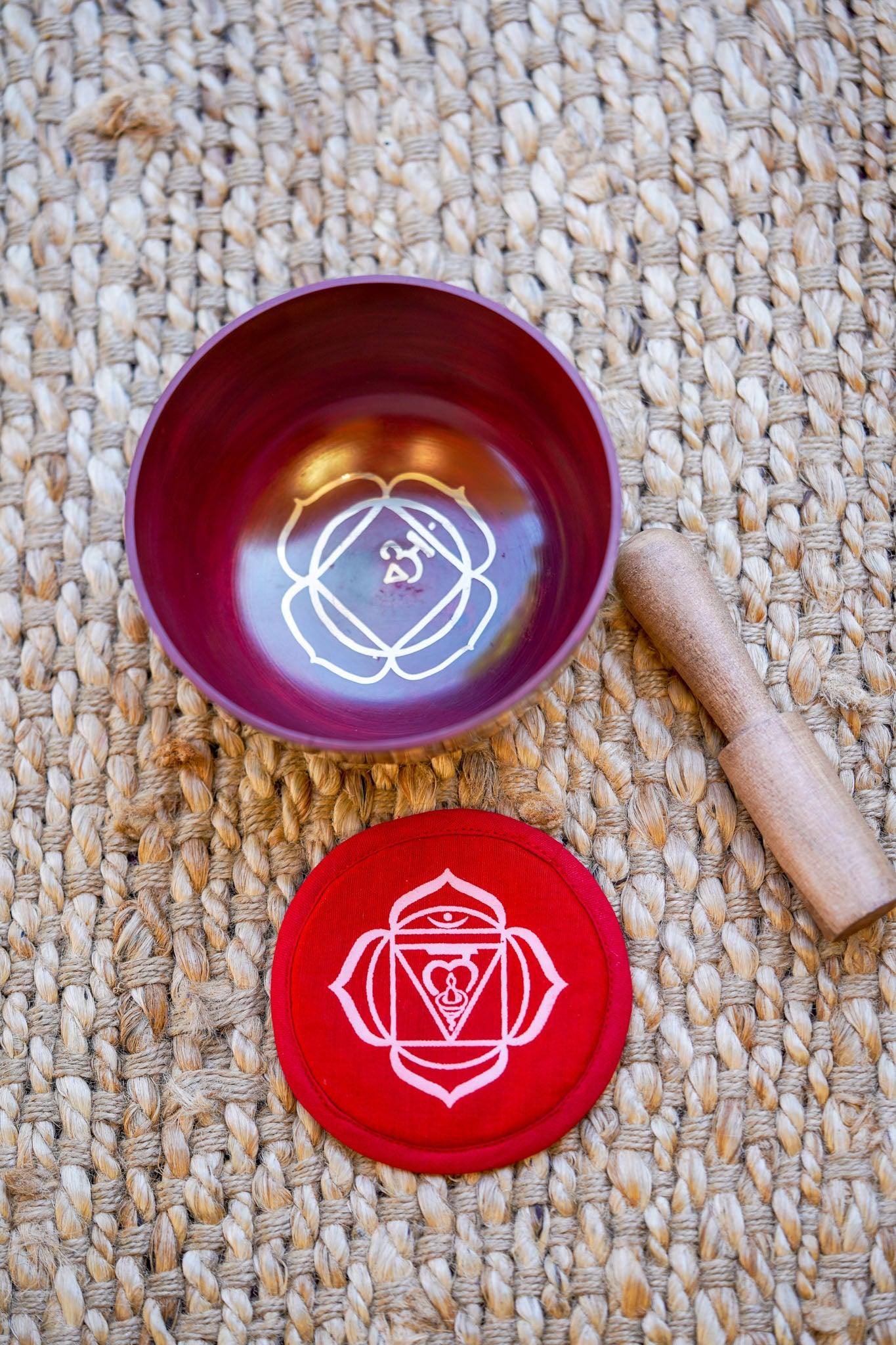 7 Colourful Singing Bowl Chakra Set - Himalayas Shop