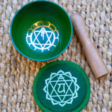 7 Colourful Singing Bowl Chakra Set - Himalayas Shop