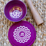 7 Colourful Singing Bowl Chakra Set - Himalayas Shop