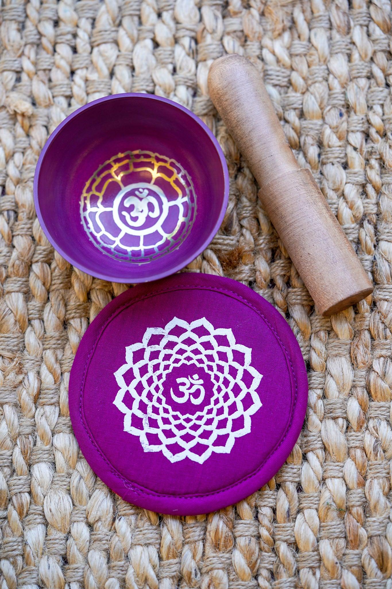 7 Colourful Singing Bowl Chakra Set - Himalayas Shop