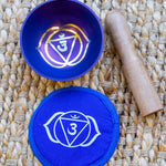 7 Colourful Singing Bowl Chakra Set - Himalayas Shop