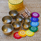 Chakra Set Singing Bowl for chakra healing