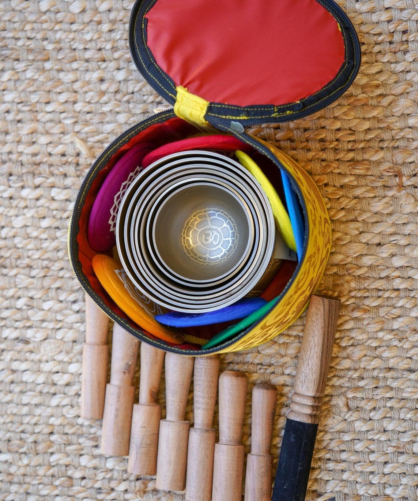 Chakra Set Singing Bowl for chakra healing