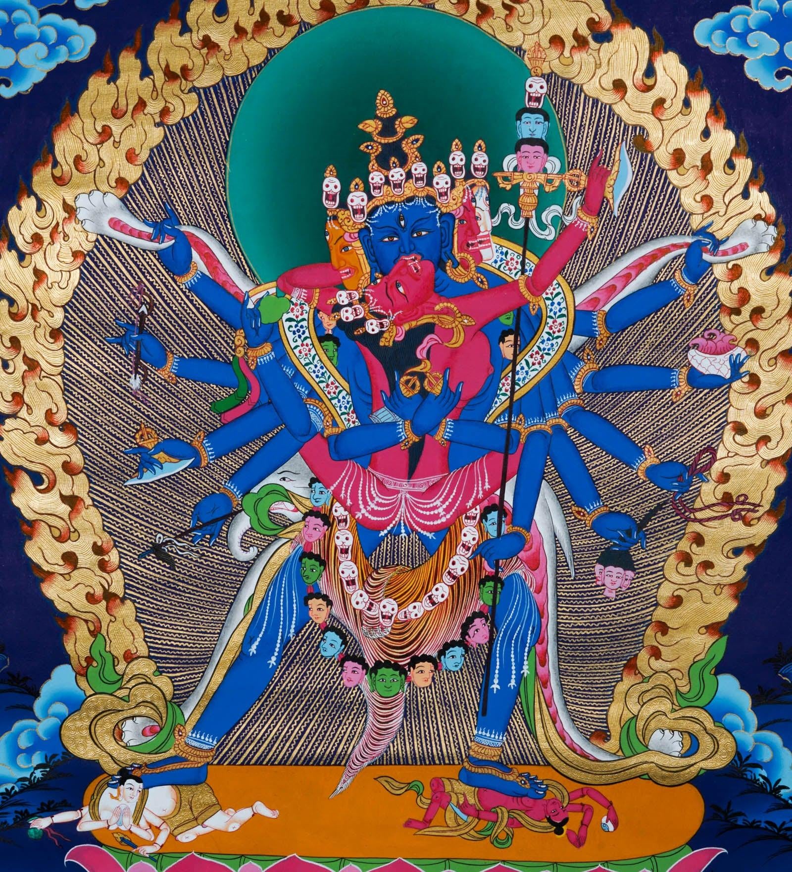 Chakrashamabhara Thangka Painting - Himalayas Shop