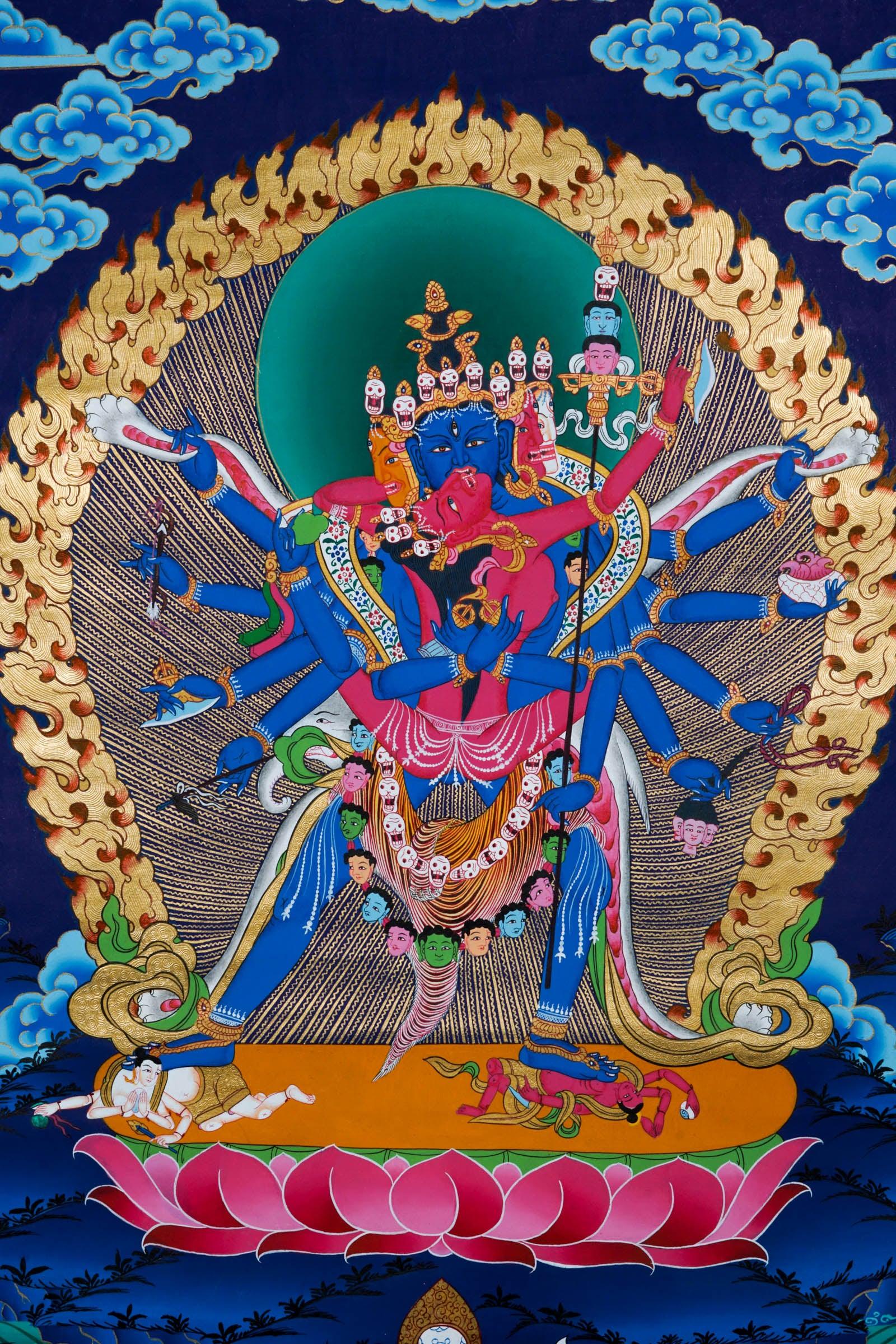 Chakrashamabhara Thangka Painting - Himalayas Shop