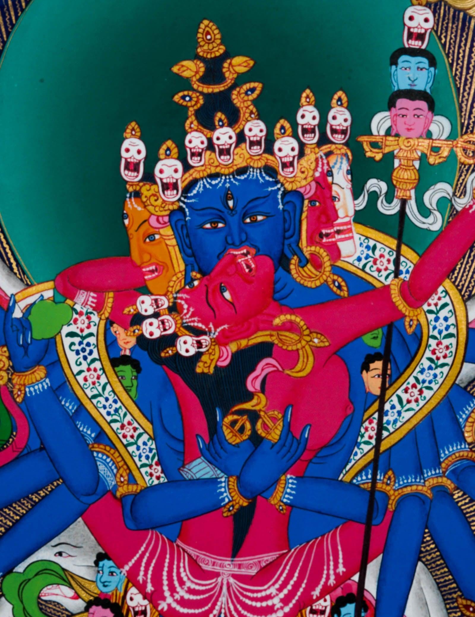 Chakrashamabhara Thangka Painting - Himalayas Shop