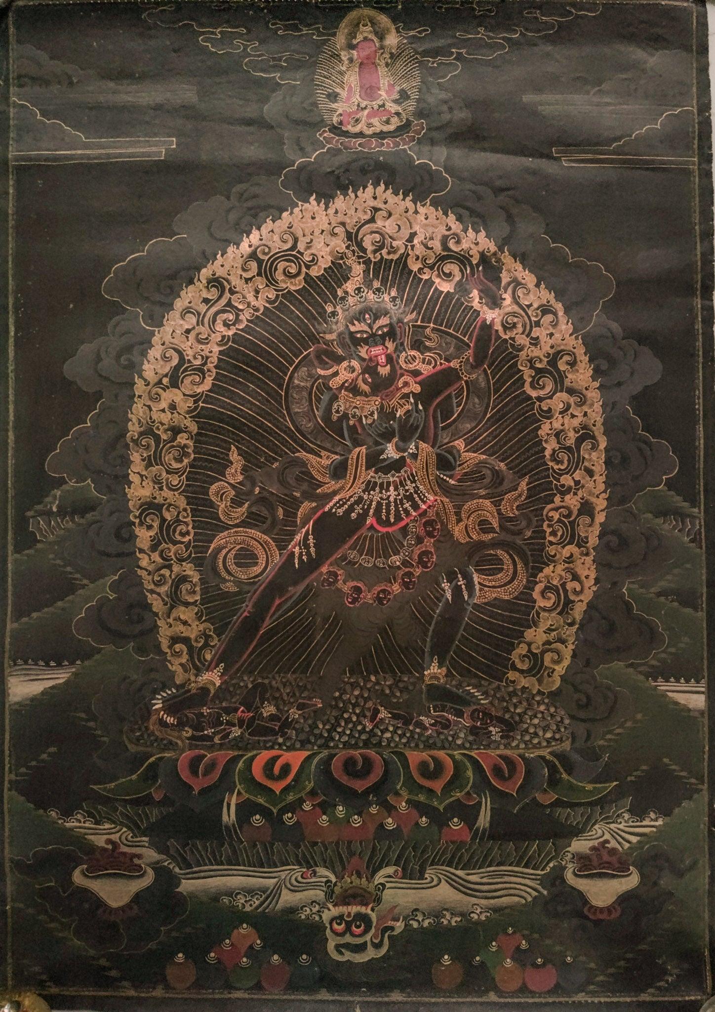 Antique collection Thangka Chakrasambhara