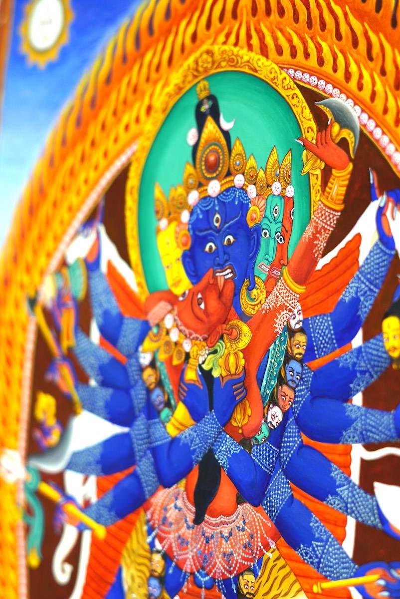 Chakrasambhara Newari Thangka Painting